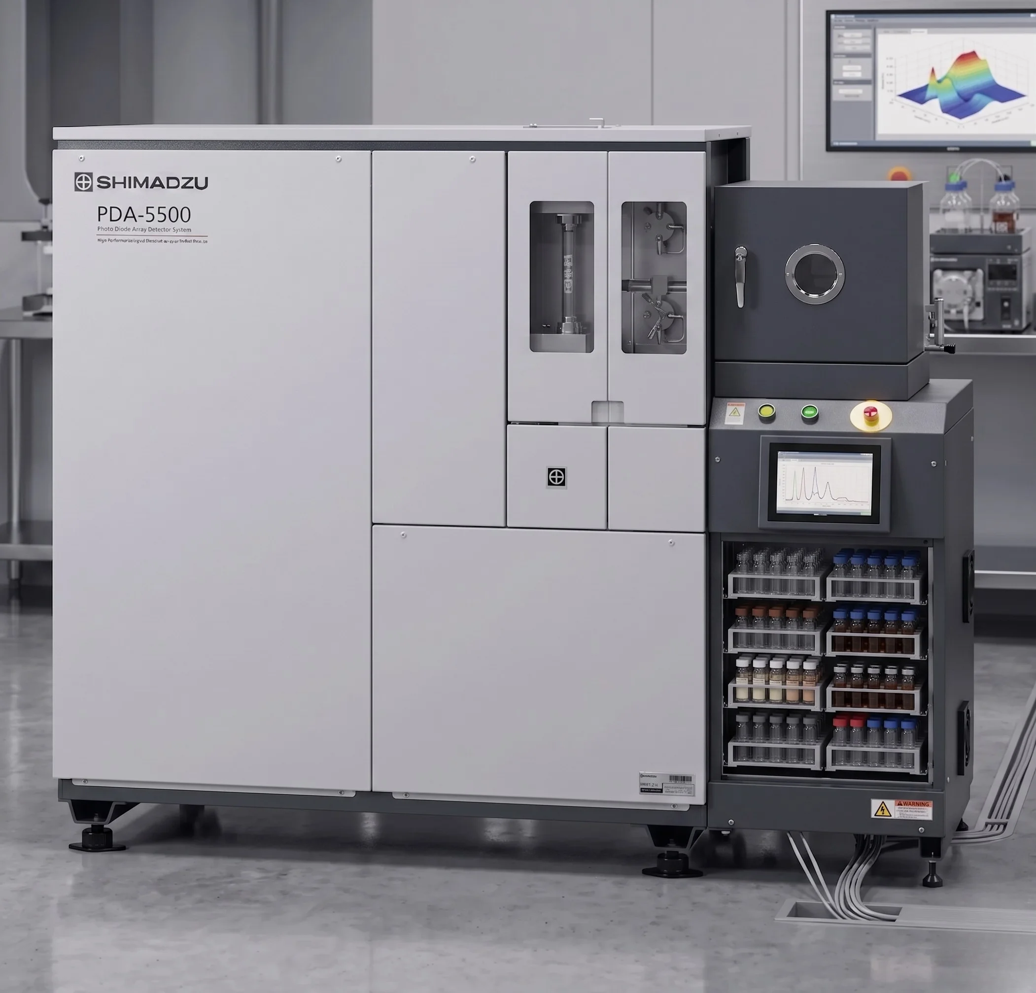 Spectrometer for steel composition analysis
